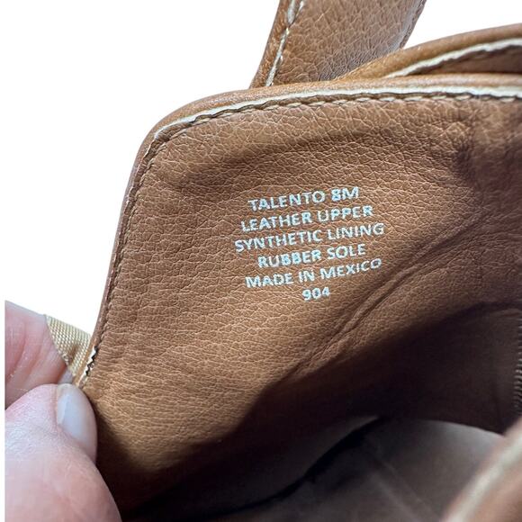 Steve Madden Talento brown leather peep toe heel size 8 - Picture 8 of 14